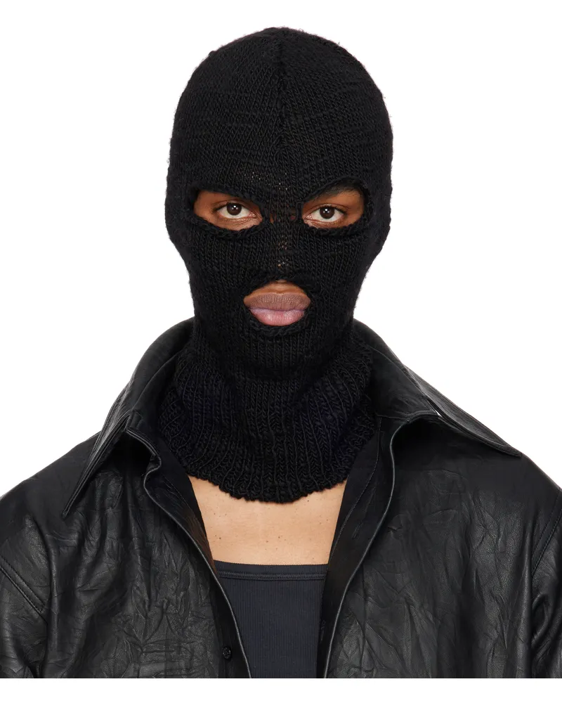 LU'U DAN Black Guerilla Ski Mask Black