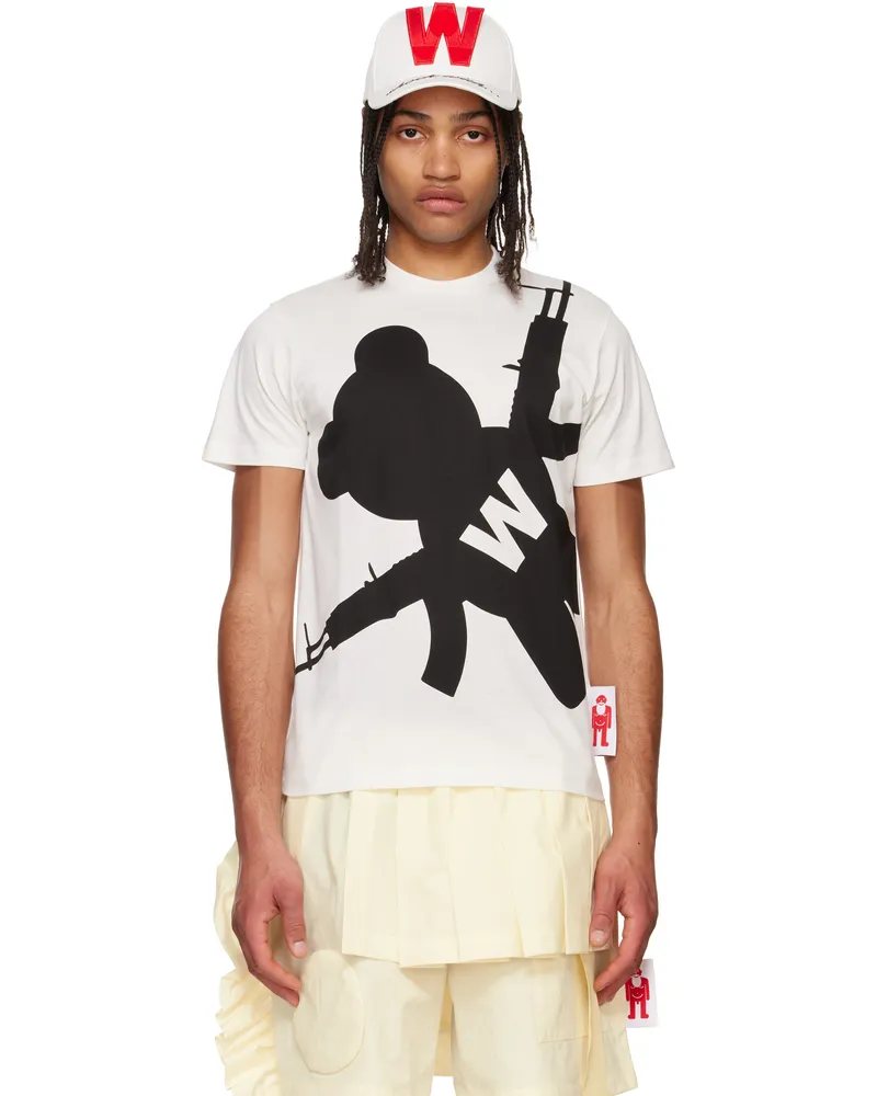 Walter van Beirendonck White Shadow Teddy T-shirt Cc34