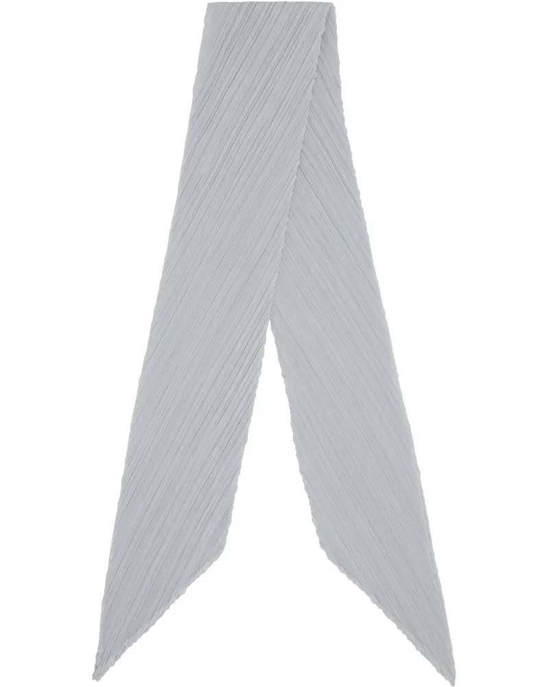 Issey Miyake Gray Basic Scarf 10