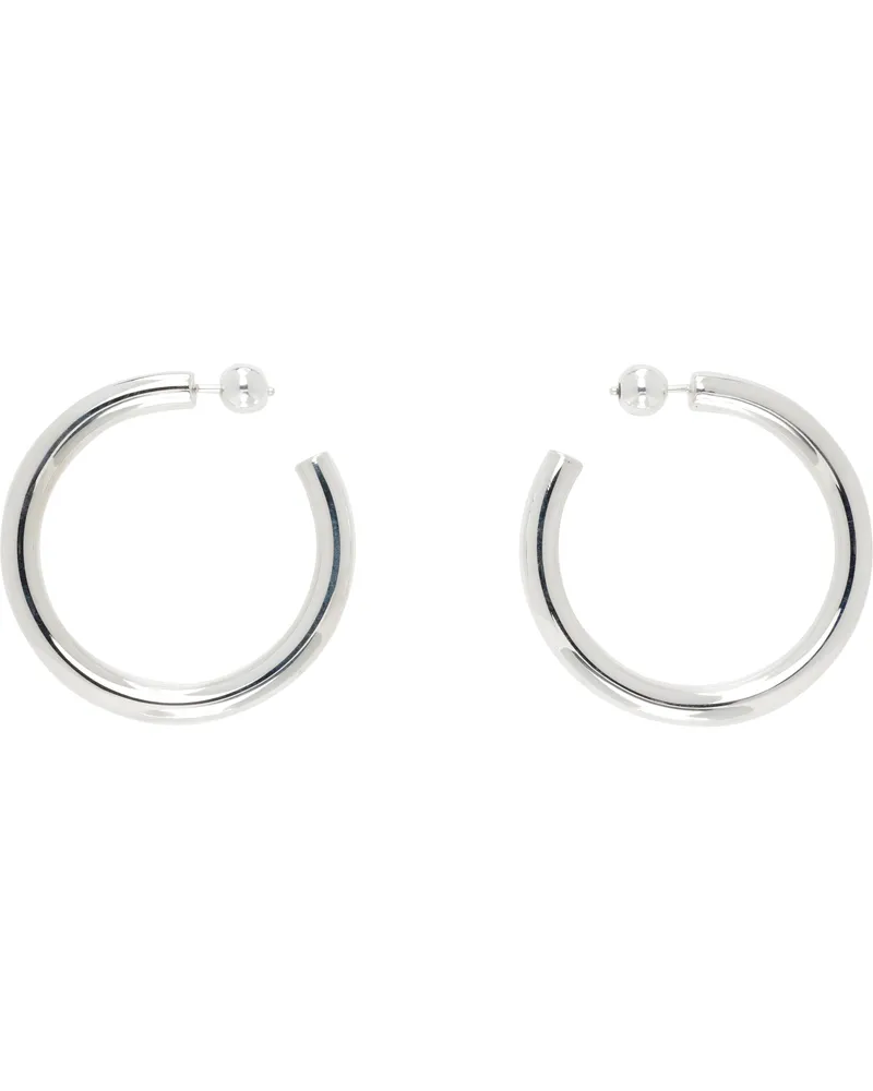 Sophie Buhai Medium Everyday Hoop Earrings Sterling