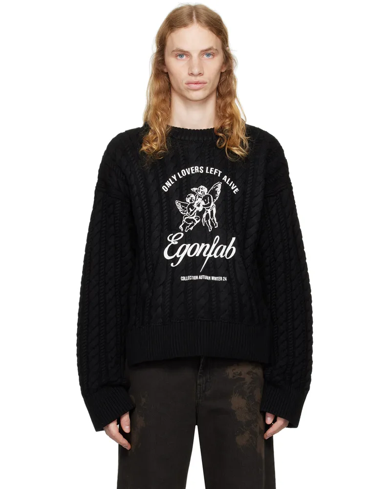 Egonlab Black 'Only Lovers Left Alive' Sweater Black