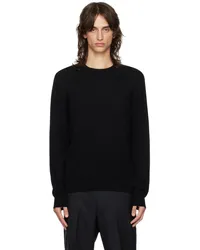 Comme des Garçons Black Wool Sweater Black