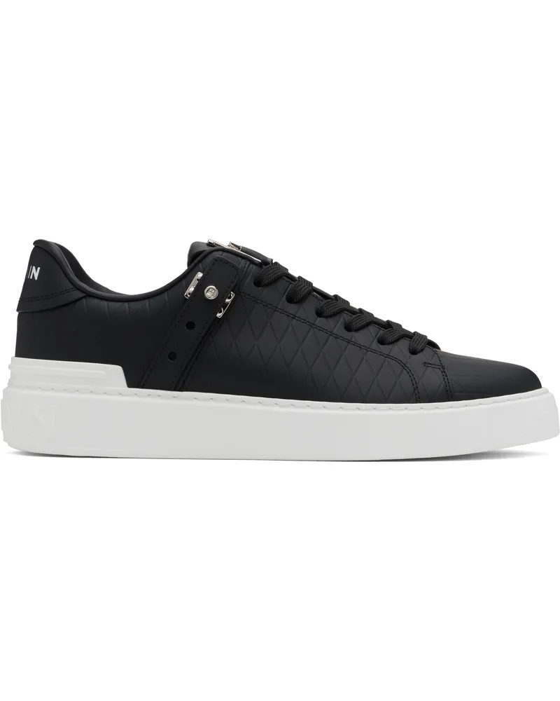 Balmain Black B-Court B-Buzz Sneakers Eab
