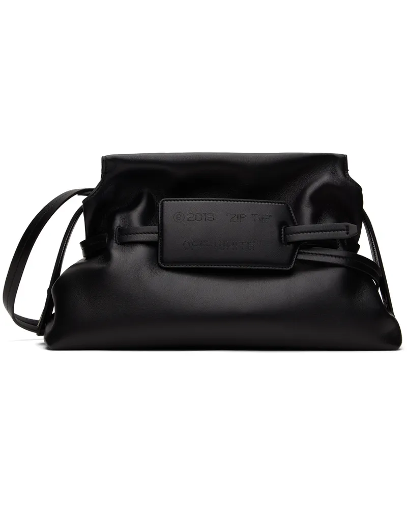 OFF-WHITE Black Zip Tie Clutch Black