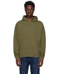 Frame Denim Green Duo Fold Hoodie Army