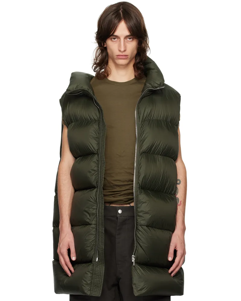 Rick Owens Green Porterville Flight Down Vest 75