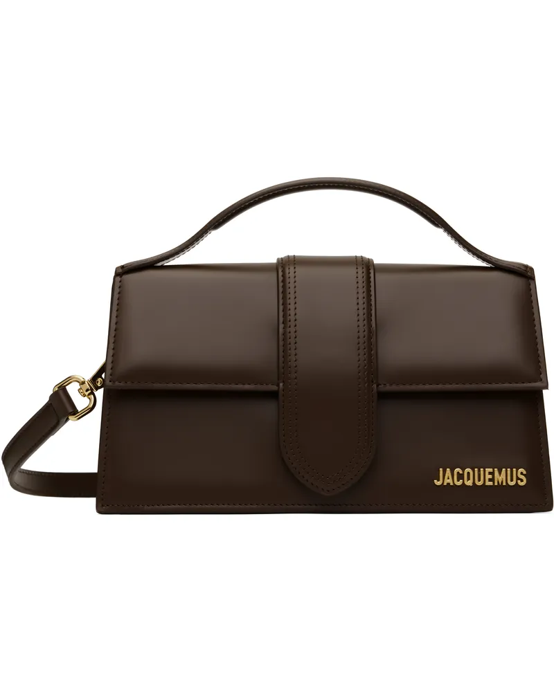 Jacquemus Brown Les Classiques 'The large Bambino' Bag 850