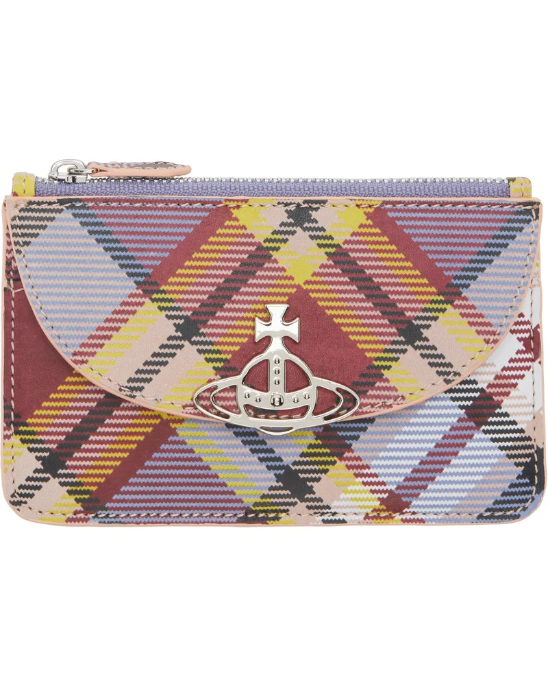 Vivienne Westwood Multicolor Nubuck Half Moon Card Holder Ss25-k303