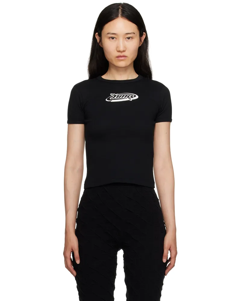 AMBUSH Black Fitted T-Shirt Black