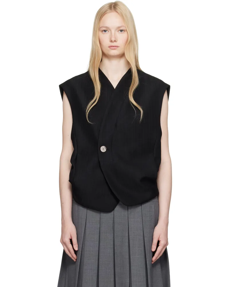 Adererror Black Product. 25 Vest Noir