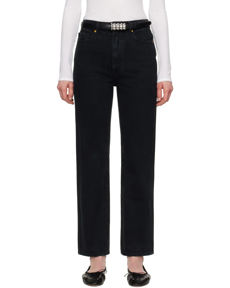 KHAITE Black Abigail Jeans 091