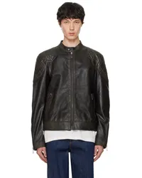 Belstaff Black Outlaw Leather Jacket Black