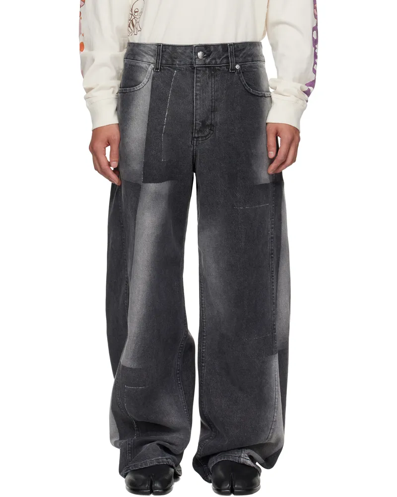 Eckhaus Latta Gray Bend Jeans Sunfade