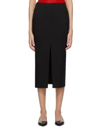 Isabel Marant Black Dixina Midi Skirt 01bk