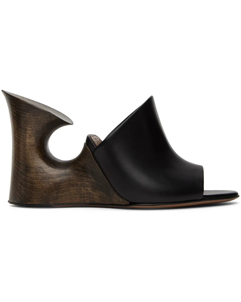 Alaïa Black Sculpture Mules 999