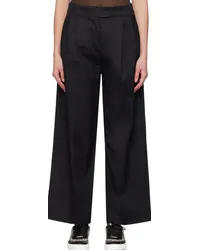 Max Mara Black Cassia Trousers Black