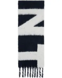 Isabel Marant Navy & Gray Loliana Scarf 30mi