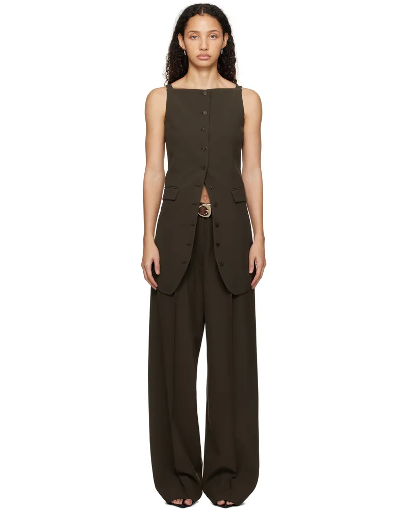 Beaufille Brown Innes Minidress Dark