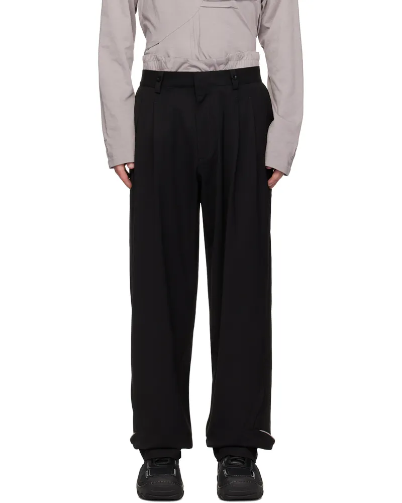KIKO KOSTADINOV Black Bendix Tailored Trousers Crow