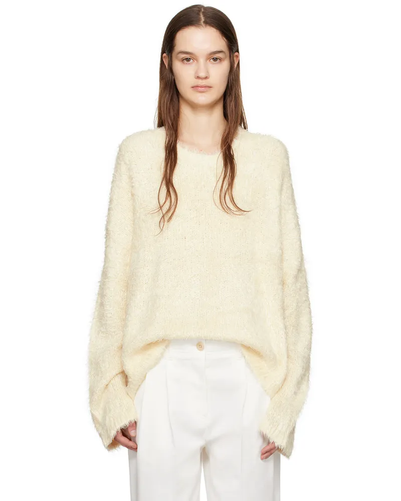 Totême Off-White Crewneck Sweater 055