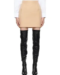 Max Mara Beige Bobbio Miniskirt Beige