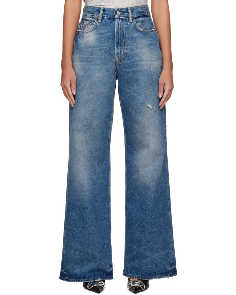 Acne Studios Blue Relaxed Fit 2022F Jeans Auz