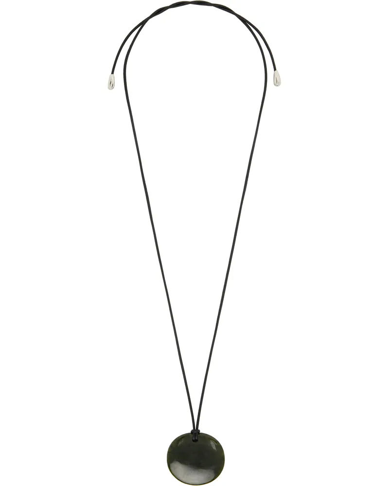 Sophie Buhai Medium Full Moon Pendant Necklace Jade