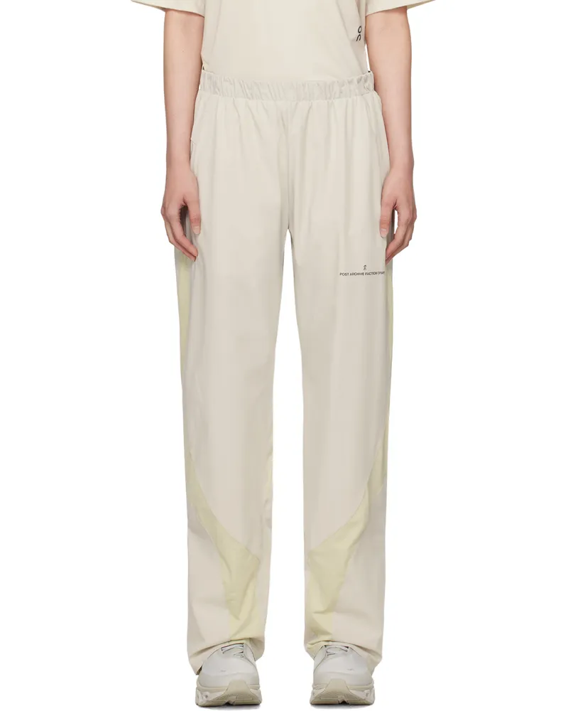 Post Archive Faction Off-White ON Edition 7.0 Track Pants Moondust