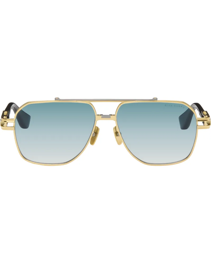 DITA SSENSE Exclusive Gold KUDRU Sunglasses Yellow