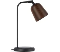 Brown Oak Material Table Lamp