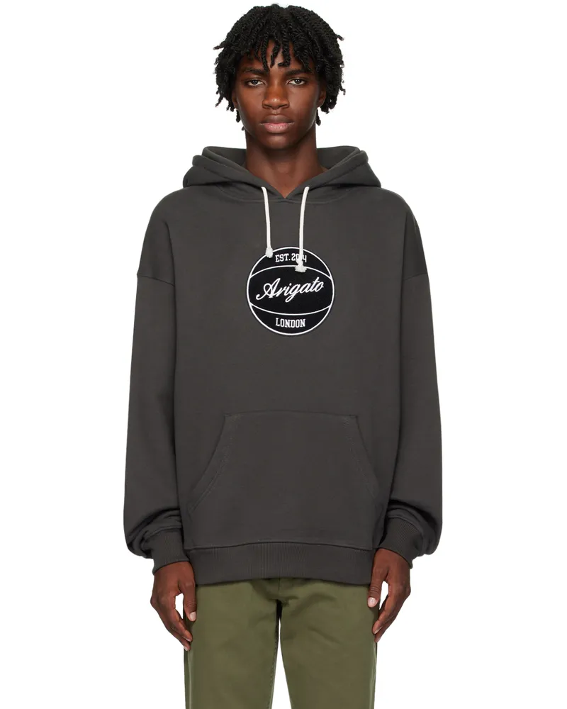 Axel Arigato Gray Dunk Hoodie Faded