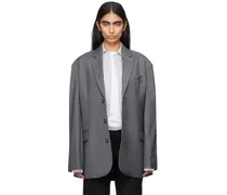 Gray Gelso Oversized Blazer