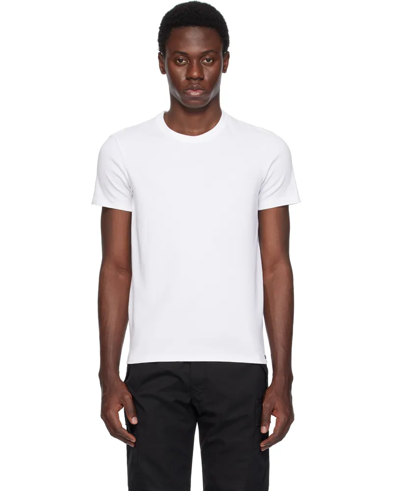 Tom Ford White Cotton Stretch Jersey T-shirt White