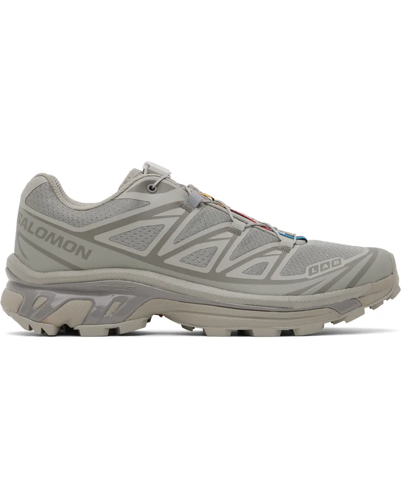 Salomon Gray XT-6 Sneakers Ghost
