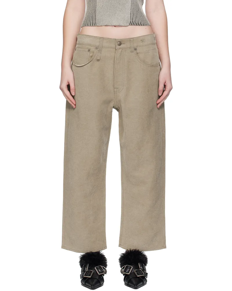 R13 Gray X-BF Jeans Stone