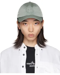 Stone Island Gray Nylon Metal Cap Vgrey