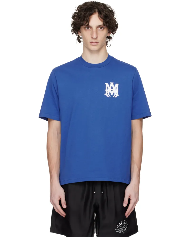 Amiri Blue MA Core Logo T-shirt Blue
