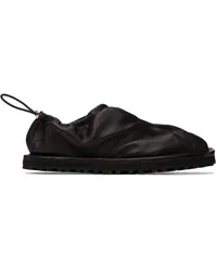 Dries van Noten Black Drawstring Slippers Black