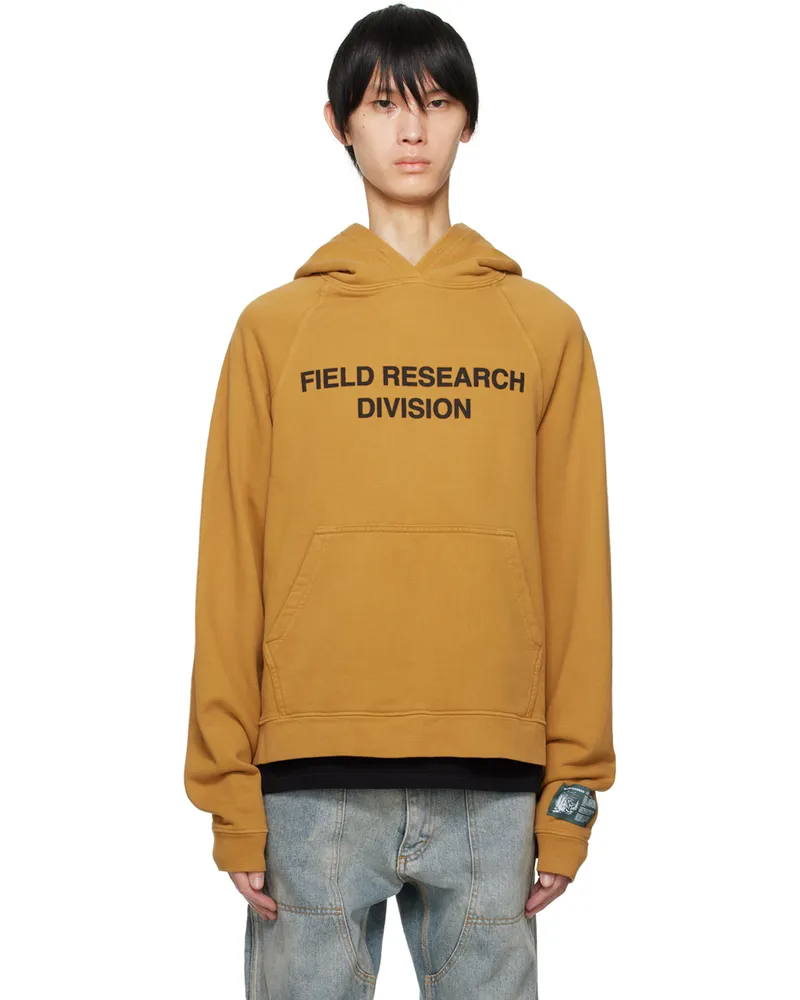 Reese Cooper Yellow 'Field Research Division' Hoodie Yellow