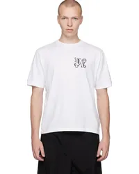 Palm Angels White Monogram T-Shirt White