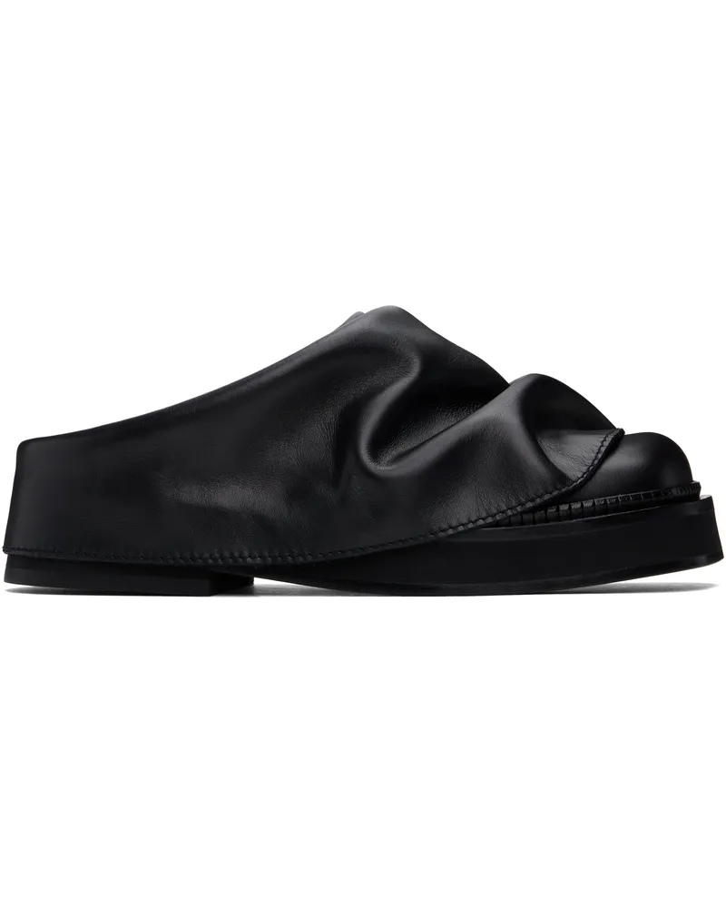 ATTICO Black Mini Robin Sabot Slip-on Loafers 100