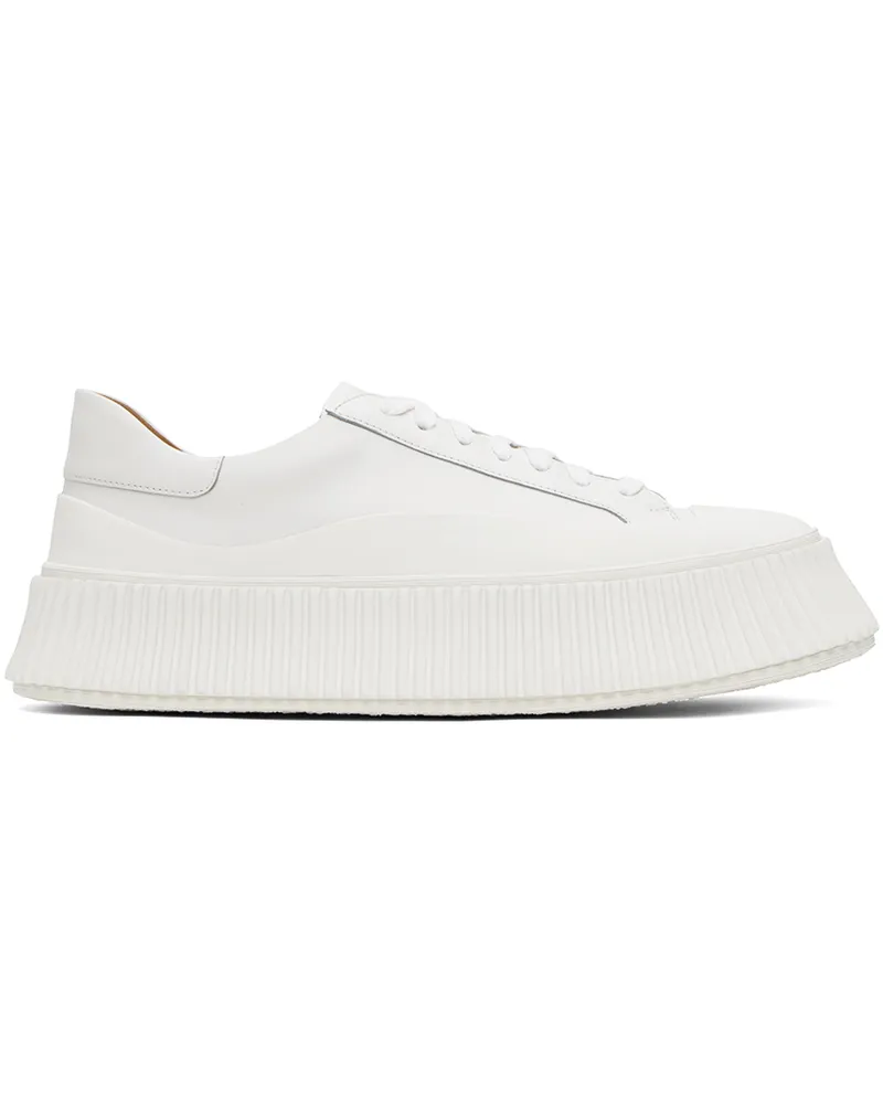 Jil Sander White Vulcanized Sneakers 102