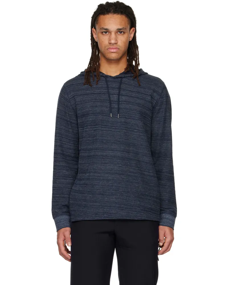 Vince Navy Thermal Hoodie H