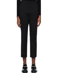 Max Mara Black Nepeta Trousers Black