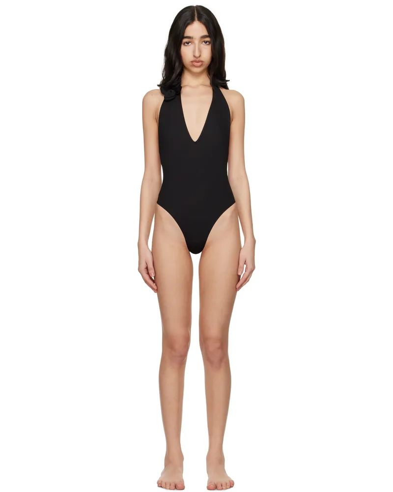 COPERNI Black Flower Swimsuit Black