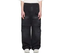 Black Large Cargo Pants