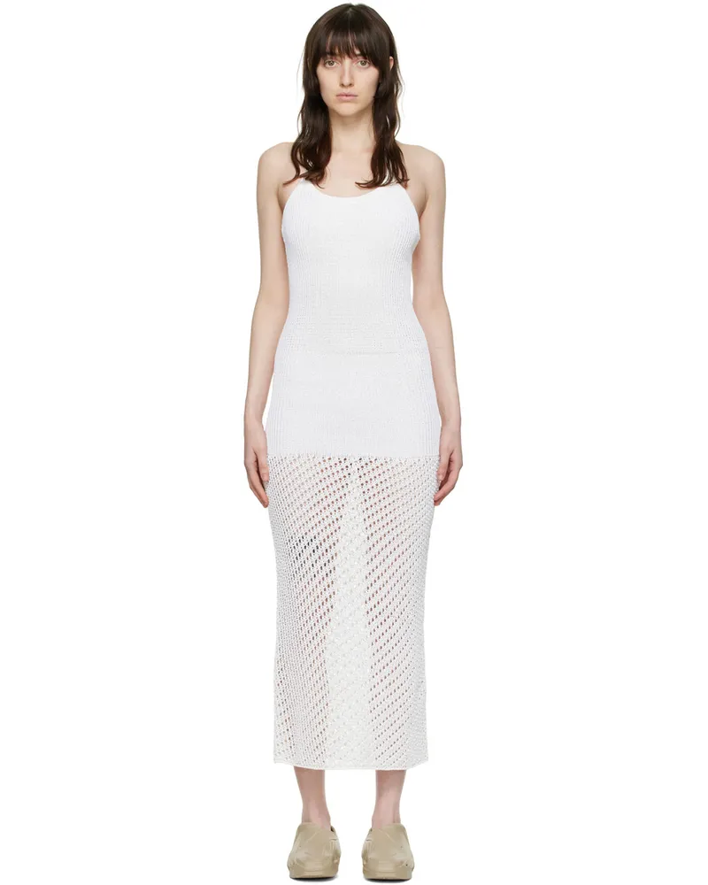 1017 ALYX 9SM White Cotton Midi Dress White