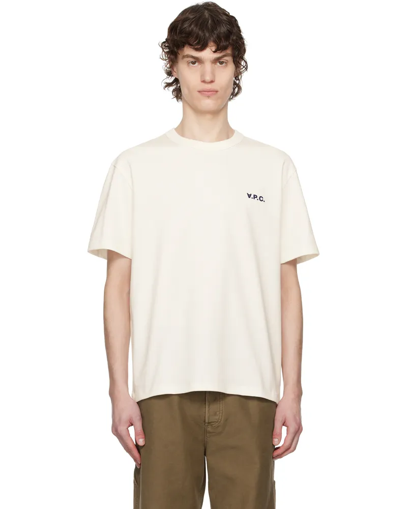 A.P.C. White Boxy Petit VPC T-shirt Tae