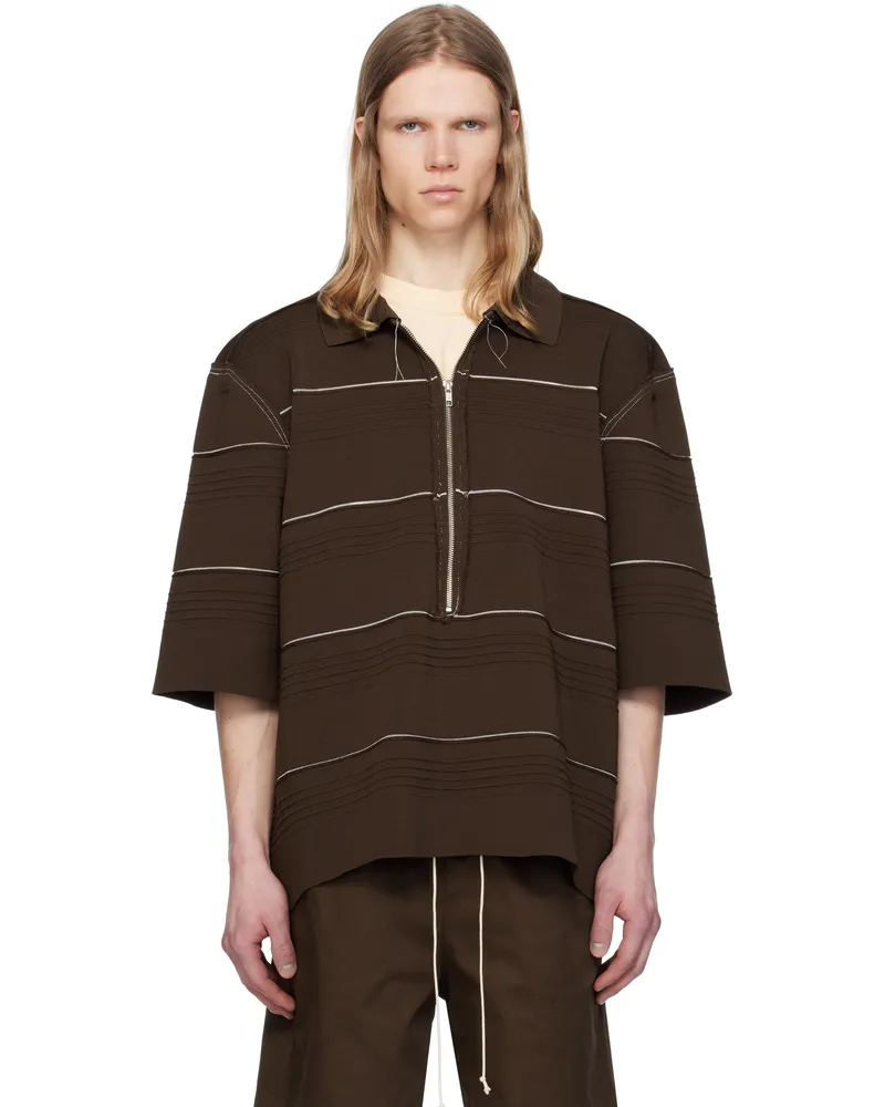 Camiel Fortgens Brown Viscose Polo