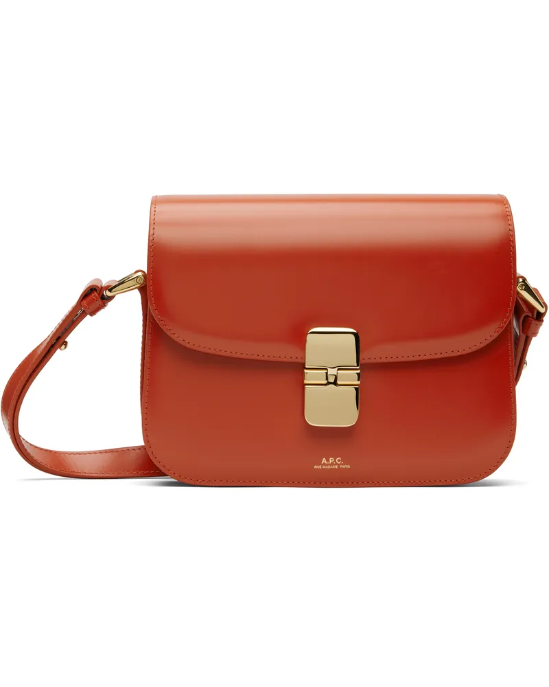A.P.C. Orange Grace Small Bag Ear